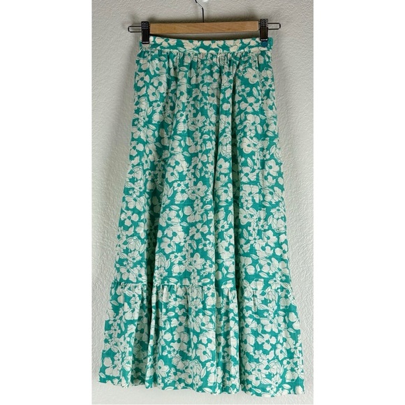 Prophecy Vintage Hawaiian Floral Print Skirt / Top Set, size XXS - Picture 7 of 16